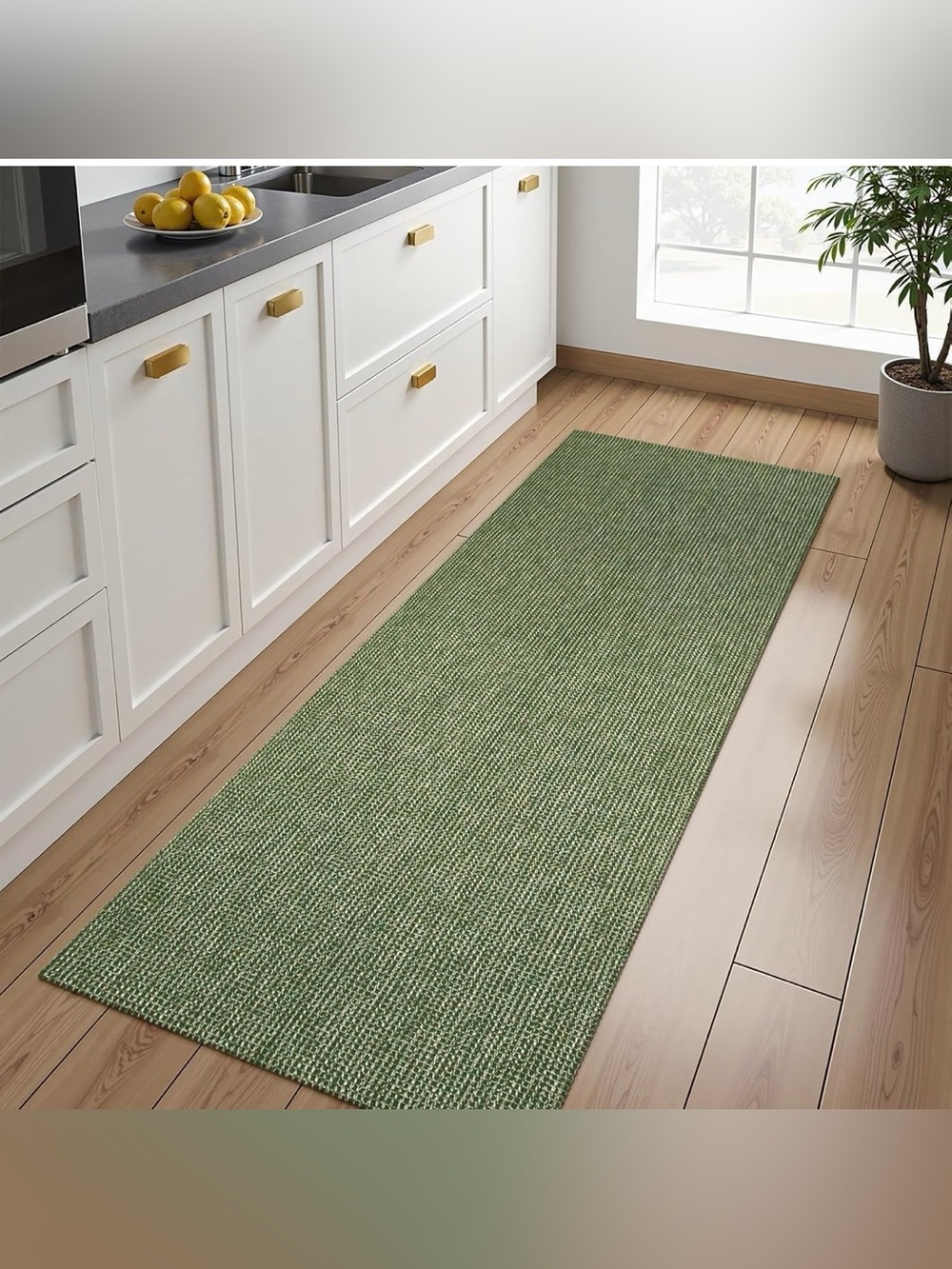 Uphome Kitchen Runner Rug, 2x7 Washable Boho Rug